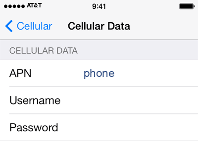 At T Apn Settings For Apple Iphone X Apn Settings Usa